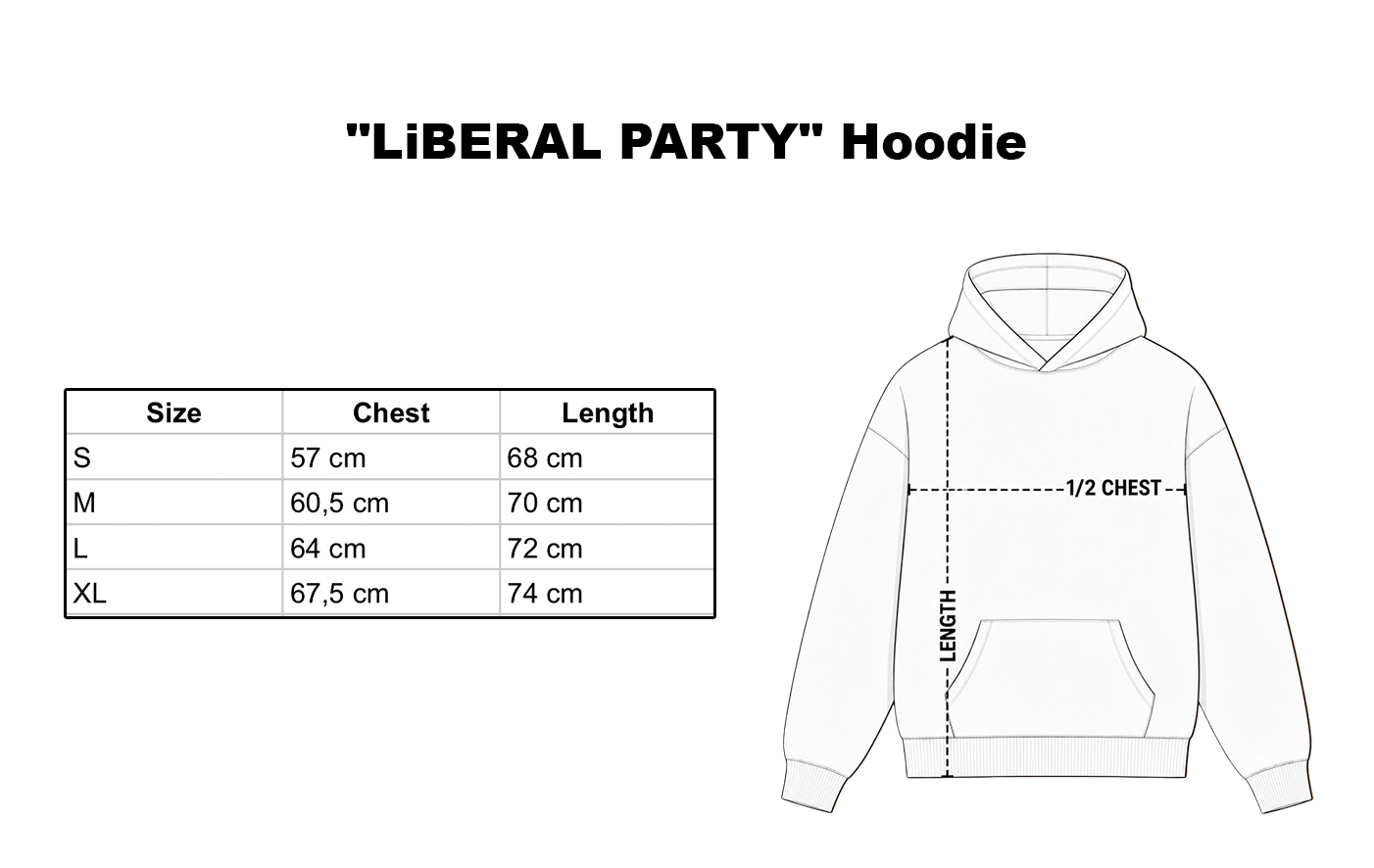 "LIBERAL PARTY" Hoodie