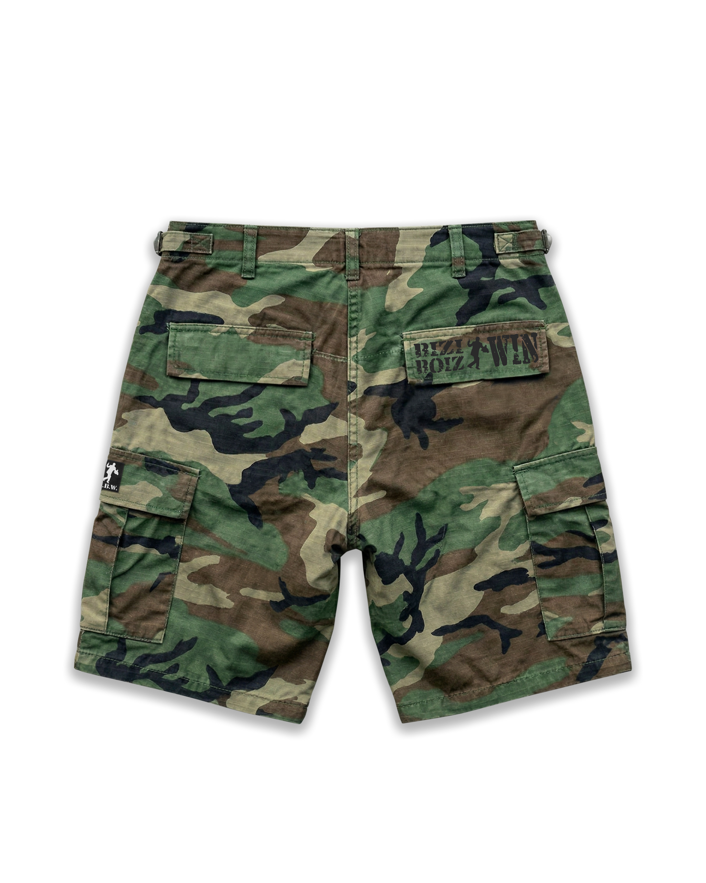 "RULEZ" Rip-Stop Cargo Shorts