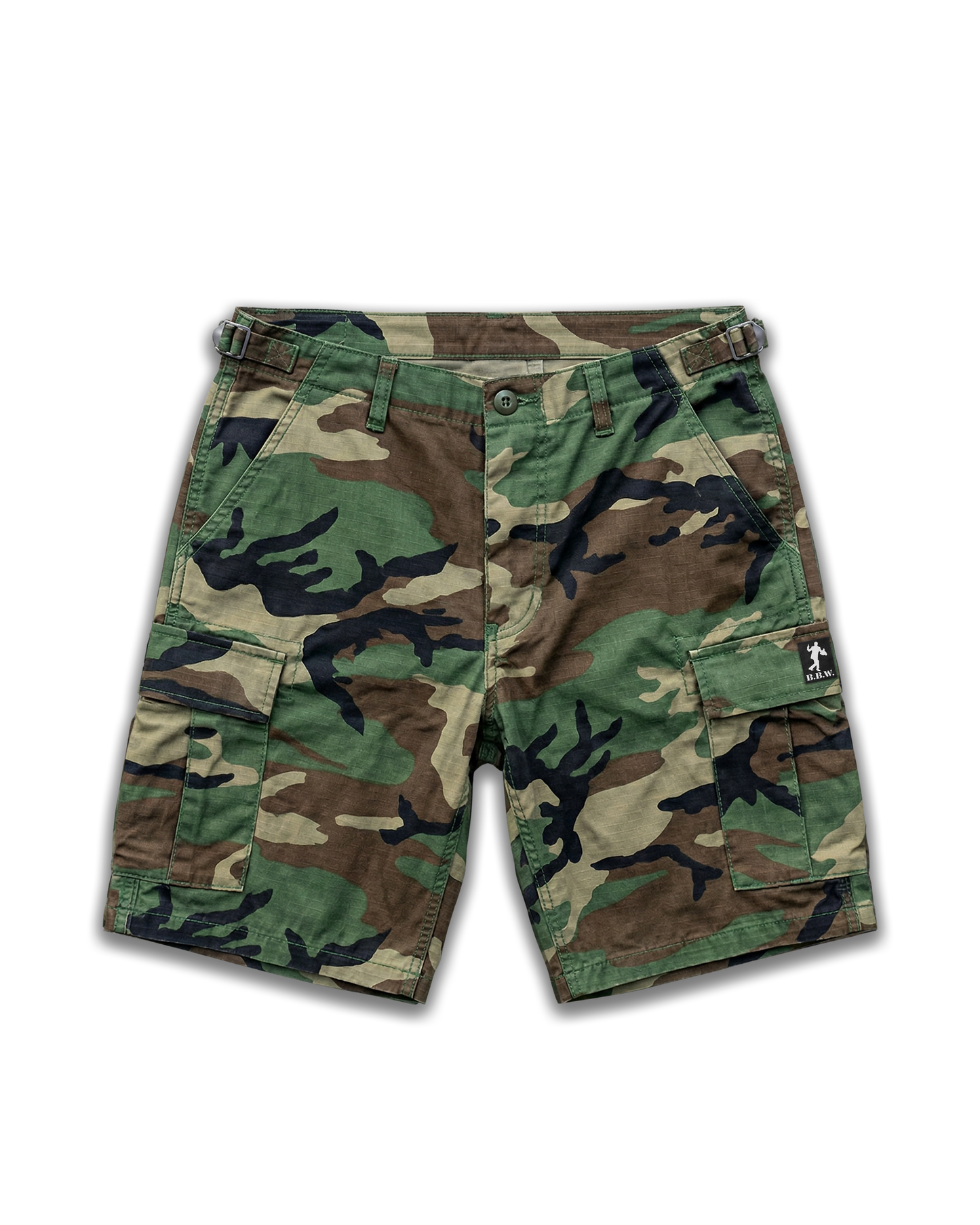 "RULEZ" Rip-Stop Cargo Shorts