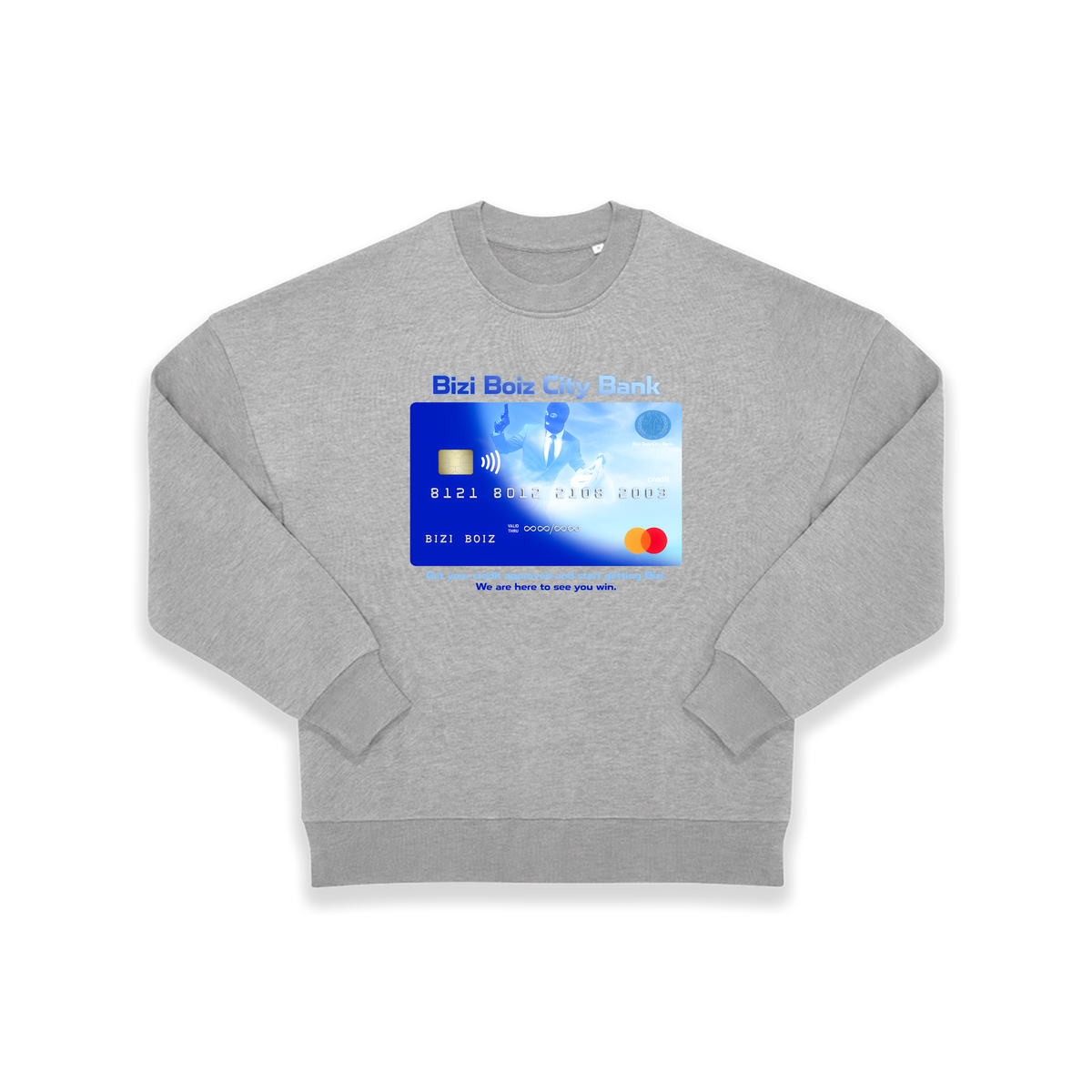 "CITY BANK" Crewneck
