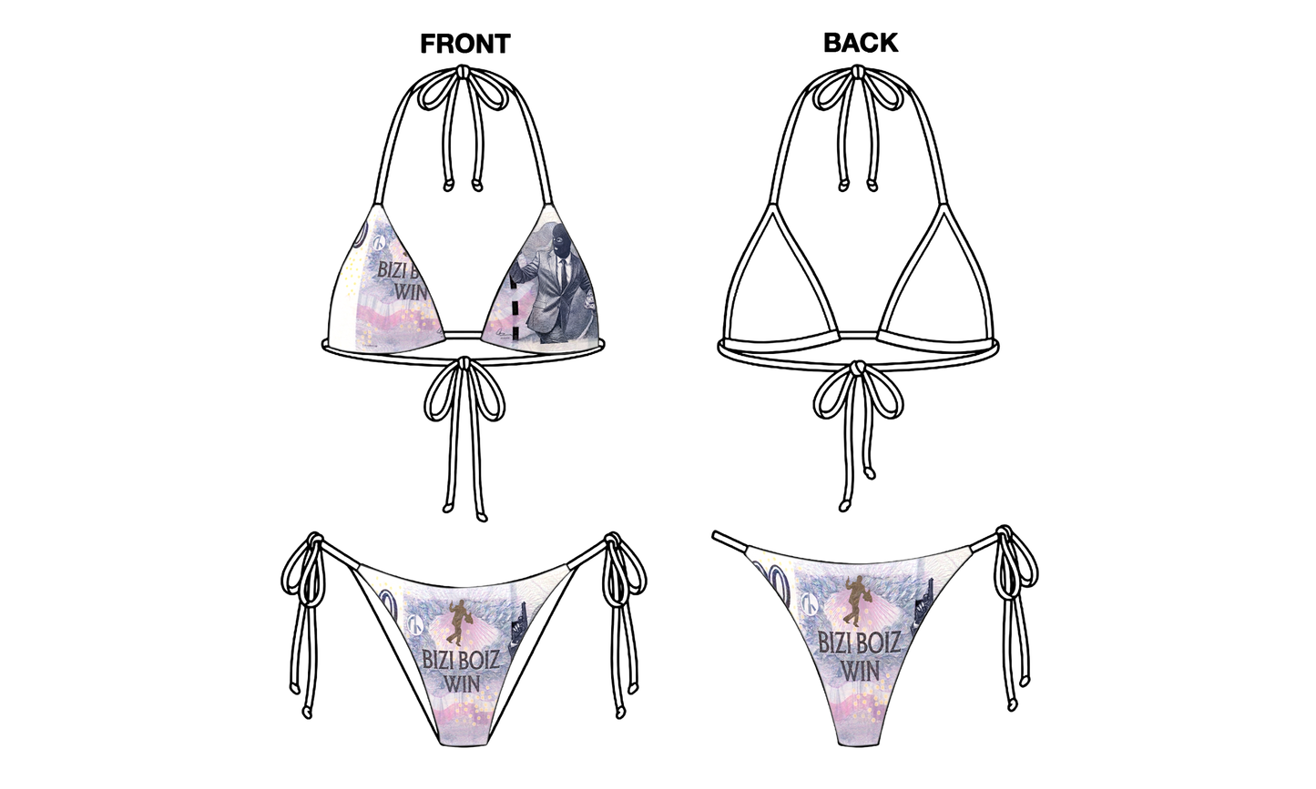 "COUNTERFEIT" Bikini Set
