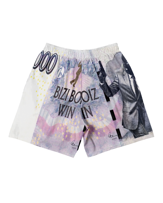 "COUNTERFEIT" Track Shorts