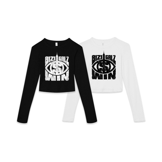 OG "BIZI GRLZ" Cropped Longsleeve