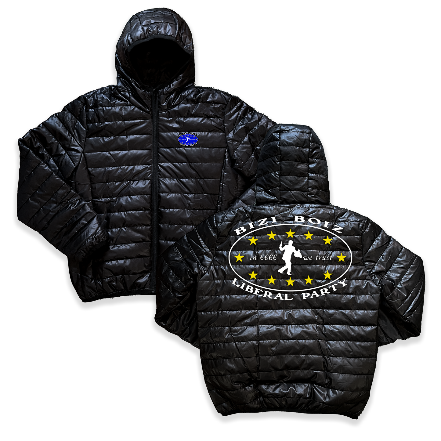 "LIBERAL PARTY" Puffer Jacket