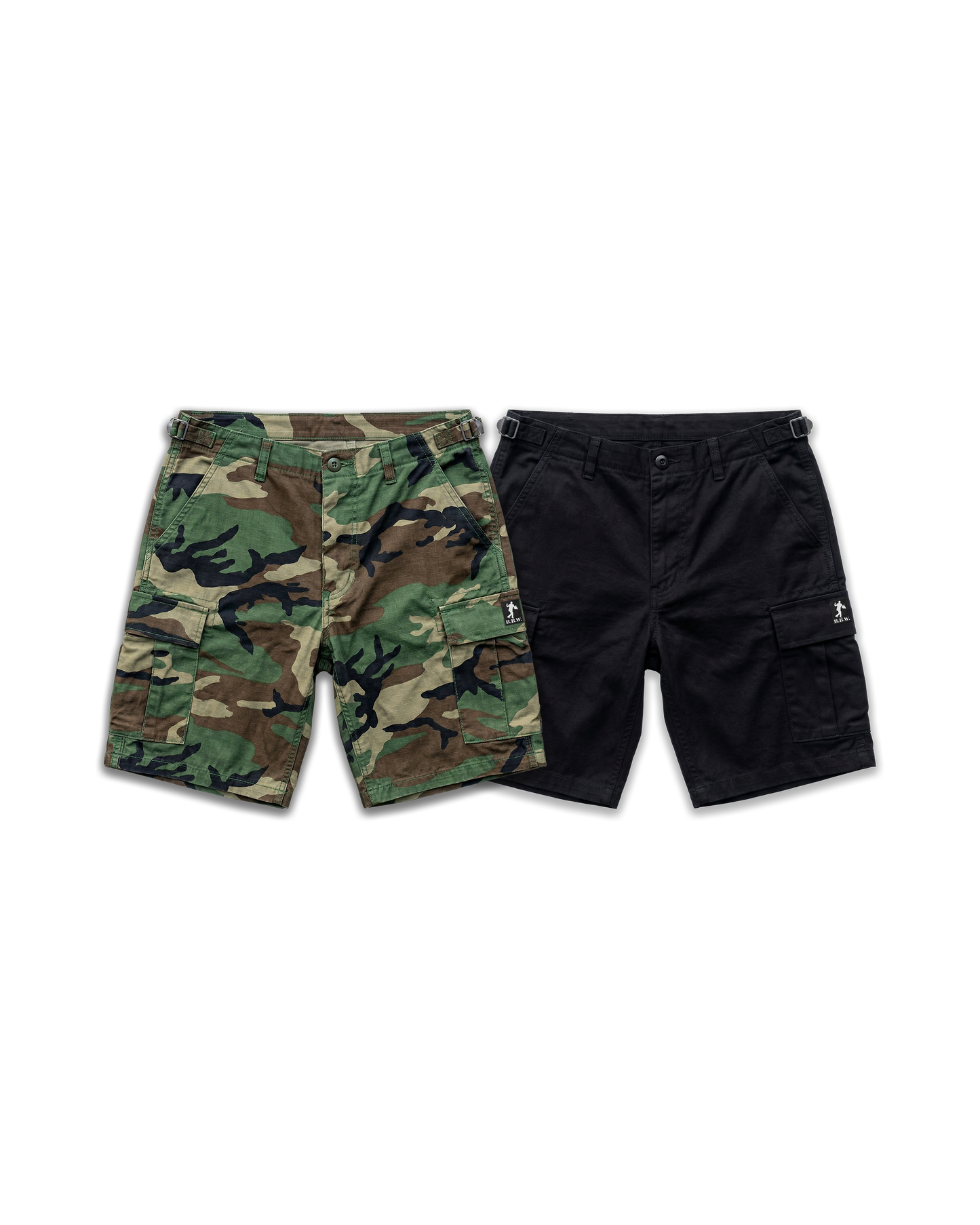 "RULEZ" Rip-Stop Cargo Shorts