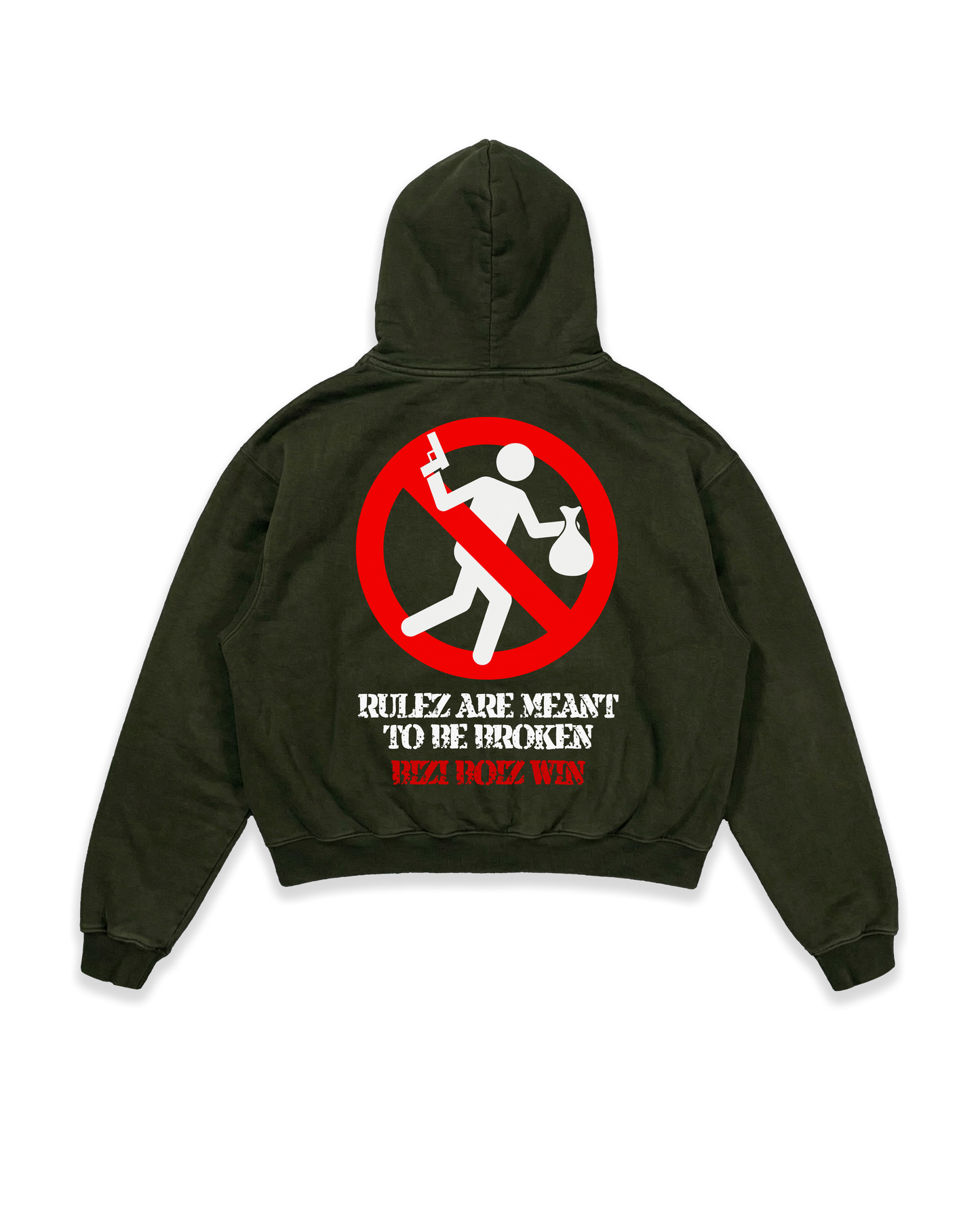 "RULEZ" Zip Hoodie