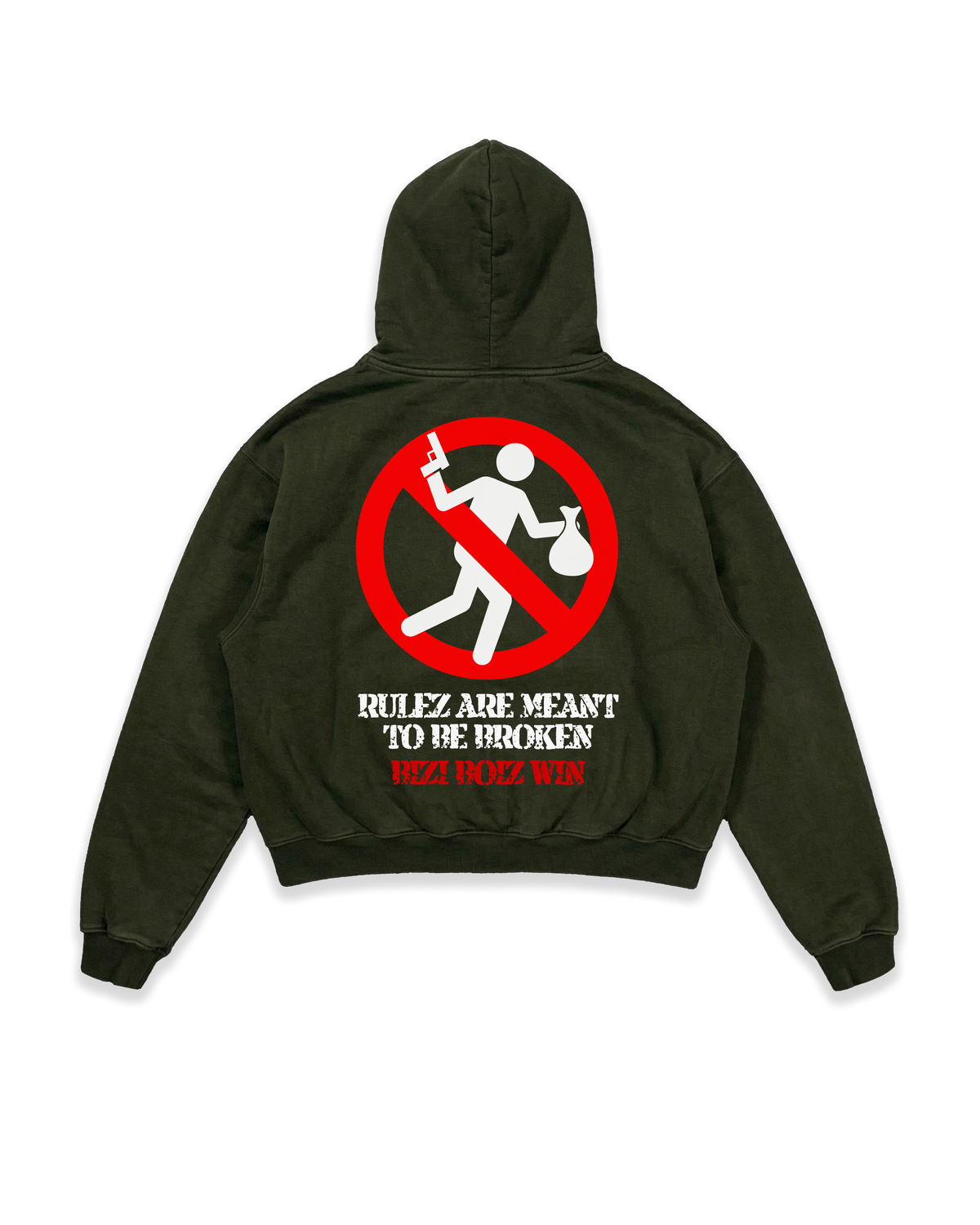 "RULEZ" Zip Hoodie