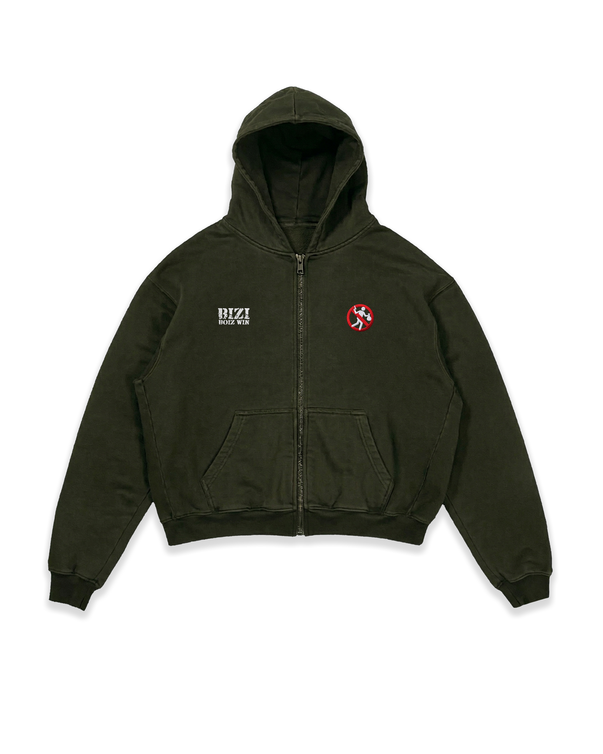 "RULEZ" Zip Hoodie
