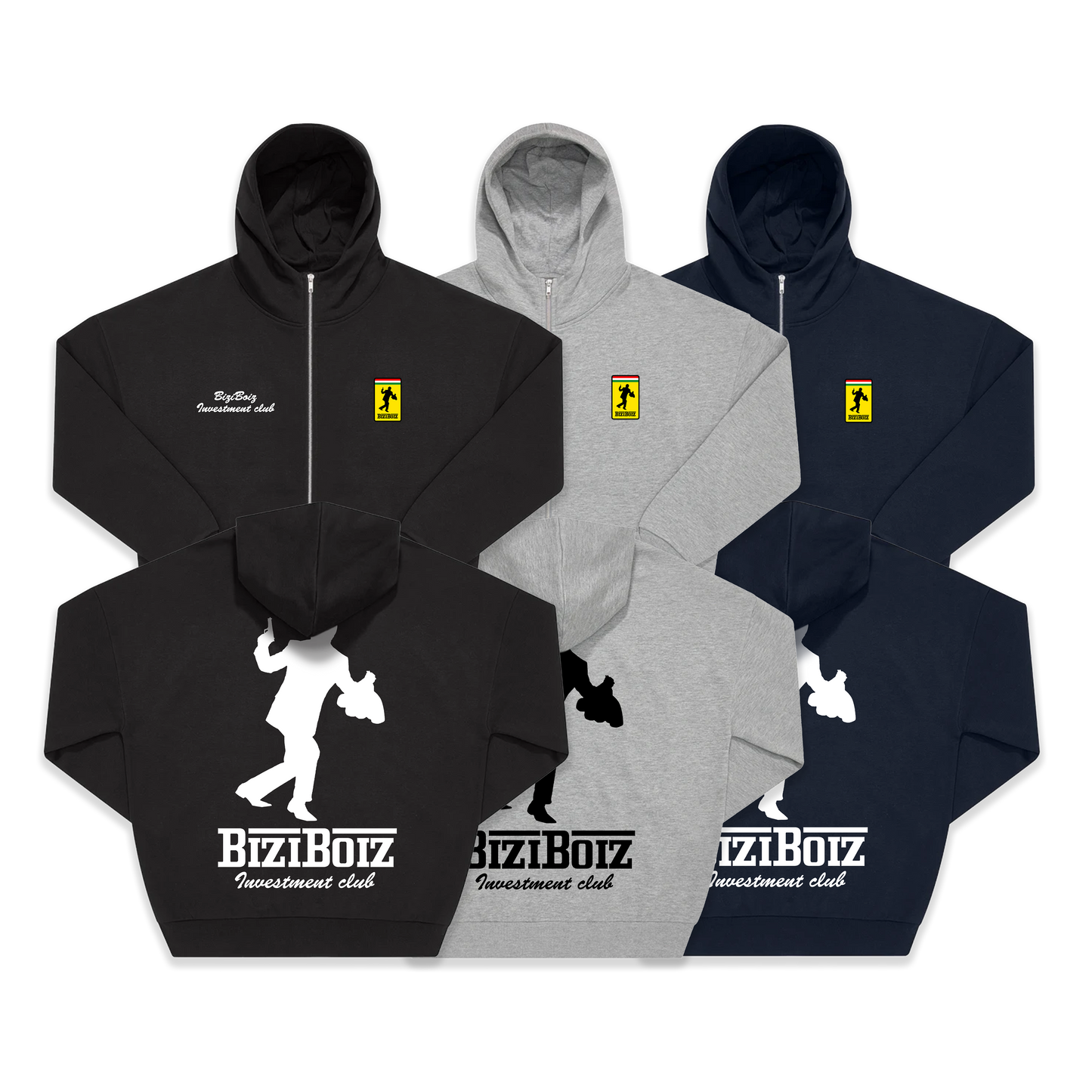 "FAST MONEY" Zip Hoodie