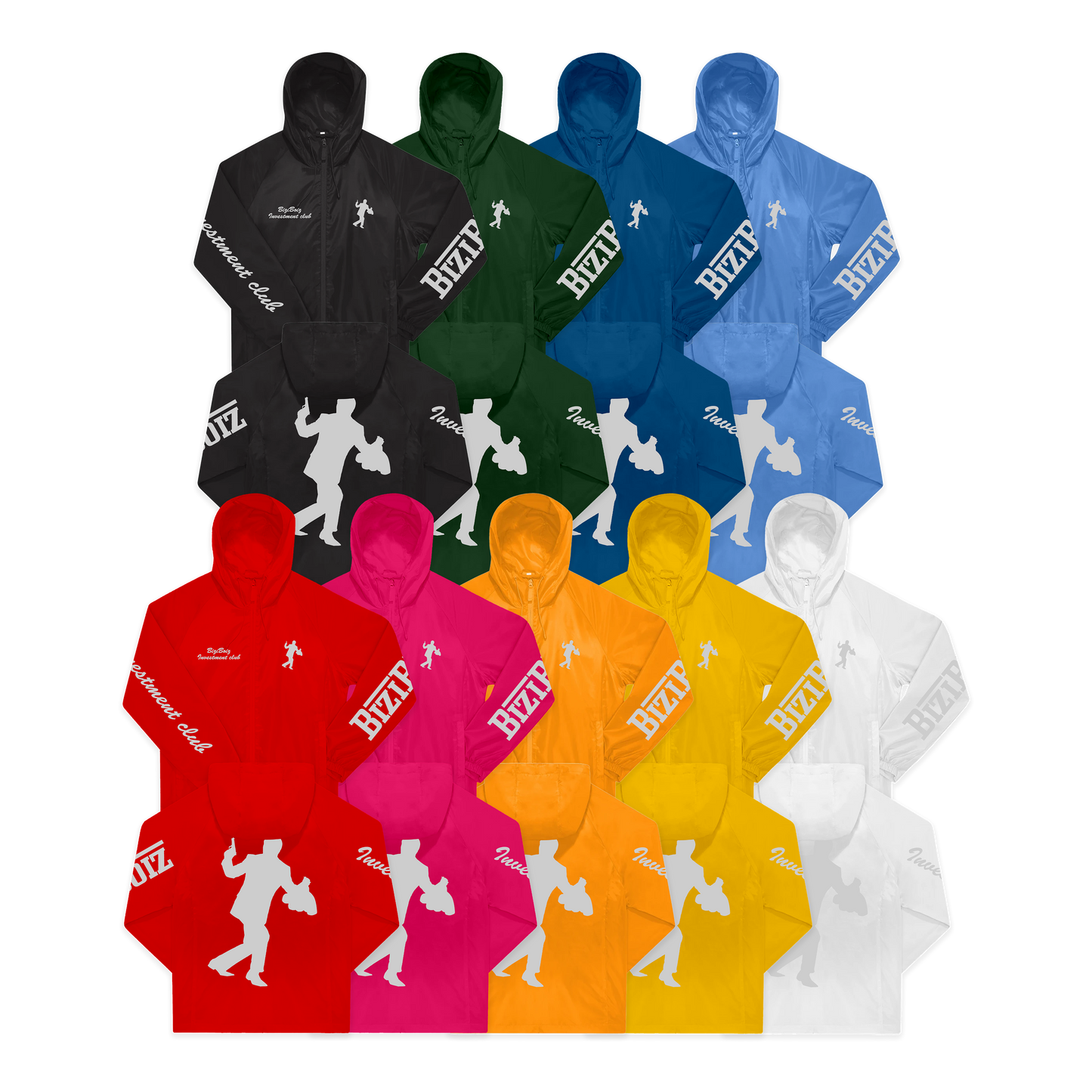 "FAST MONEY" Wind & Waterproof Reflective Jacket