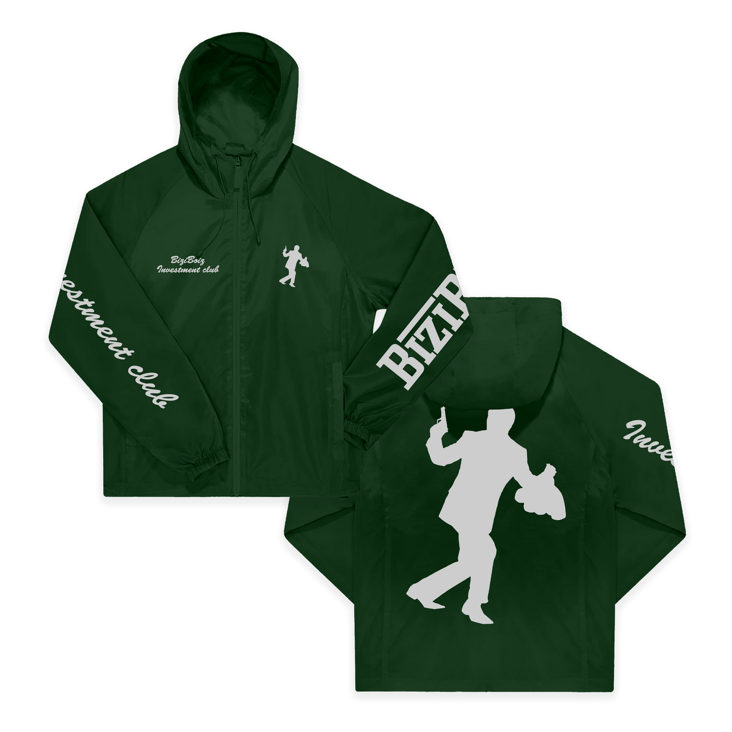 "FAST MONEY" Wind & Waterproof Reflective Jacket