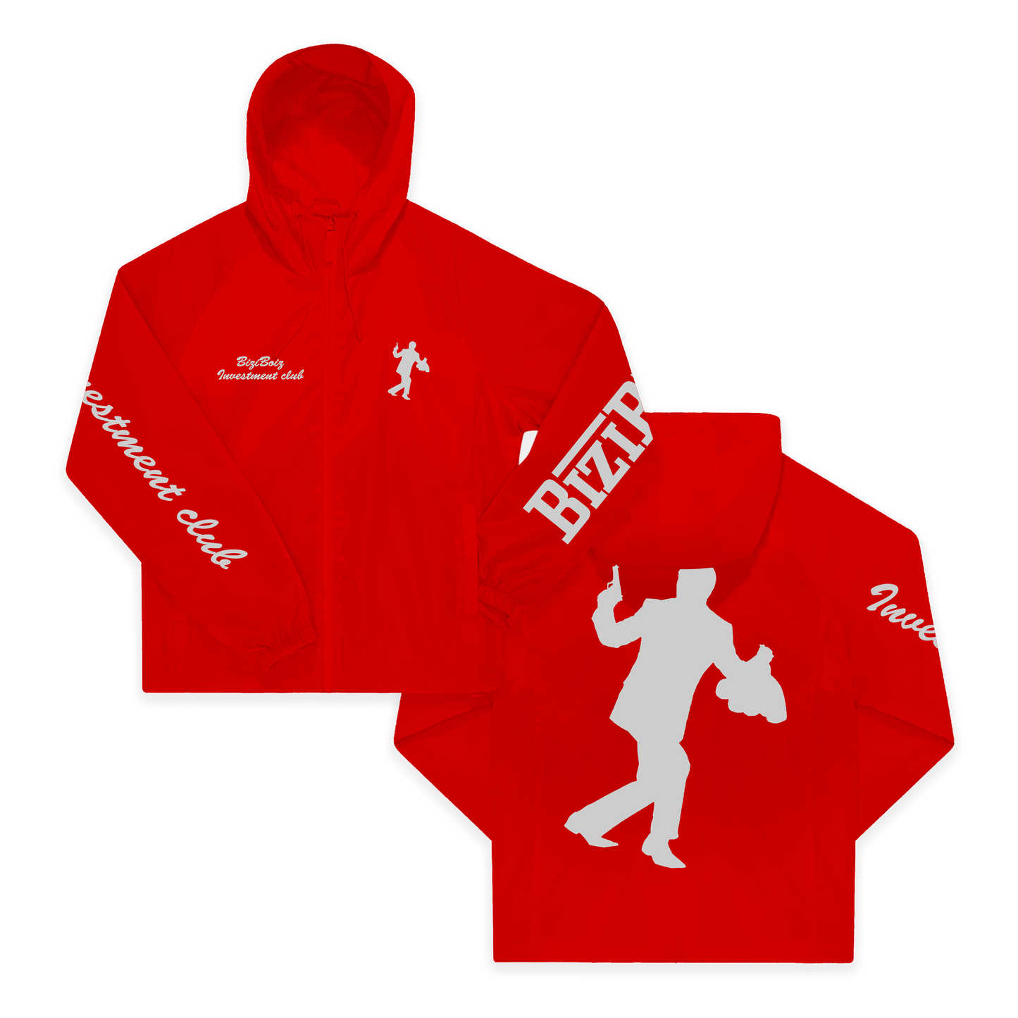 "FAST MONEY" Wind & Waterproof Reflective Jacket